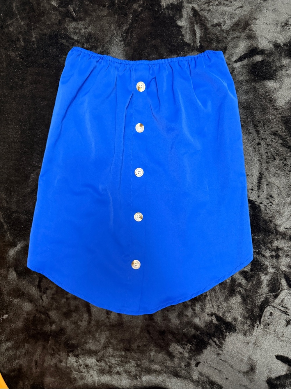 Blue Button-Front Women’s top